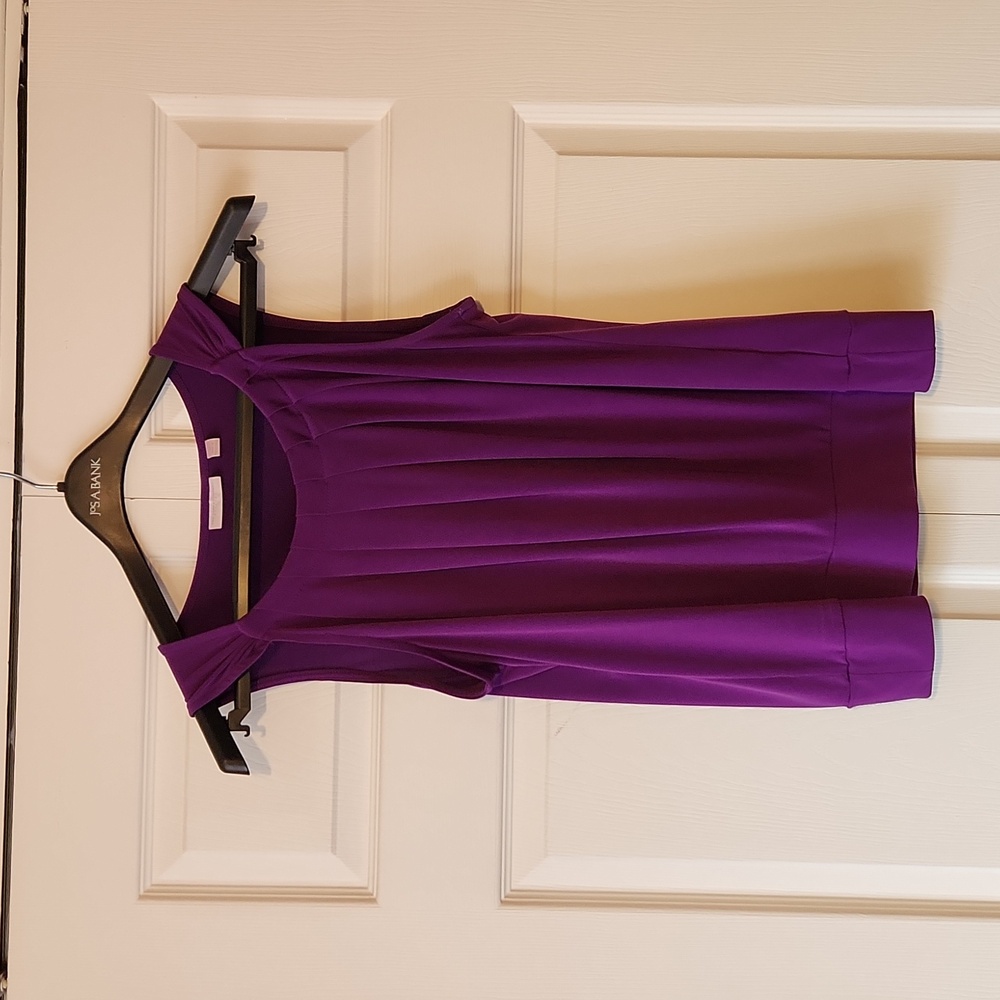 New York & Co Purple Stretch Tank Top - Medium